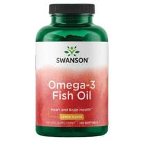 omega 3 1000mg - SWANSON OMEGA-3 ŽUVŲ TAUKAI, citrinų skonio, N150 kapsulių - 3 nuotrauka
