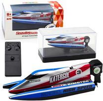 radijo bangomis valdomas zaislas - Lean Toys RC kateris Mėlynas-Sidabrinis (Blue-Silver) 14 cm - 1 nuotrauka