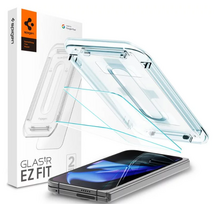 spigen glas.tr ez fit pixel 9 pro - Spigen „Glass tR EZ Fit“ (2 vnt. dėklių) Skaidrus (Transparent) - Google Pixel 9 Pro Fold - 1 nuotrauka