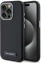 telefono deklas karl lagerfeld - Karl Lagerfeld "FW Metal Plate MagSafe Case for iPhone 15 Pro" Juodas (Black) - 1 nuotrauka