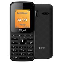 mini telefonai - eSTAR Digni Mini Dual SIM 32MB Juodas (Black) - 1 nuotrauka