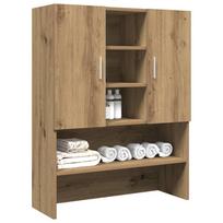 Skalbimo mašinos spintelė vidaXL, artisano (Artisano Oak), 70,5 x 25,5 x 90 cm