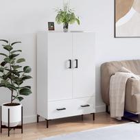 vidaXL Komoda su 4 stalčiais, balta (White)