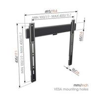 Vogel's TVM 5405 Fiksuotas televizoriaus laikiklis 32"-77", Pilkas (Gray)