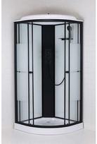 duso kabina 80x80 juoda - Dušo kabina Ocean Capri 80 BWB, juoda (Black) - 1 nuotrauka