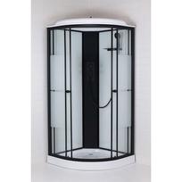 duso kabina 80x80 juoda - Dušo kabina Ocean Capri 80 BWB, juoda (Black) - 2 nuotrauka