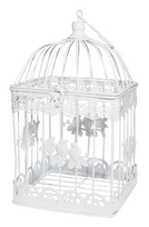 OEM Dekoratyvinis narvelis 18x18x31cm, balta (White)