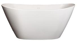 Vonia, laisvai pastatoma Paa Silkstone Amore Silk, 160 cm x 85 cm x 72 cm, ovalas