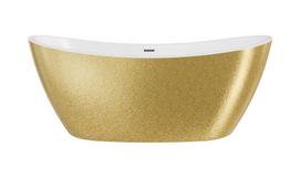 Vonia, laisvai pastatoma Besco Ayla Glam Gold, 170 cm x 80 cm x 68 cm, ovalas