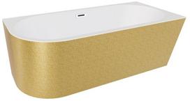 Vonia, laisvai pastatoma Besco Zoya Glam Gold, 150 cm x 75 cm x 58 cm, dešininė
