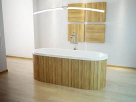Vonia, laisvai pastatoma Besco Victoria 160, 160 cm x 75 cm x 44 cm, ovalas