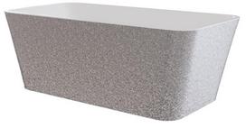 Vonia, laisvai pastatoma Besco Evita Glam Silver, 160 cm x 80 cm x 58 cm, stačiakampis