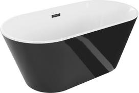 Vonia, laisvai pastatoma Mexen Flavia, 75 cm x 150 cm x 60 cm, ovalas