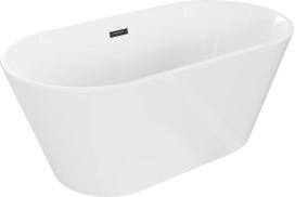 vonia akriline 150 - Vonia, laisvai pastatoma Mexen Flavia, 75 cm x 150 cm x 60 cm, ovalas - 2 nuotrauka