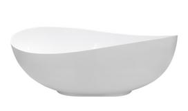 Vonia, laisvai pastatoma Besco Siya Matt, 100 cm x 172 cm x 63 cm, ovalas