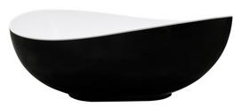 Vonia, laisvai pastatoma Besco Siya Matt B&W, 100 cm x 172 cm x 63 cm, ovalas
