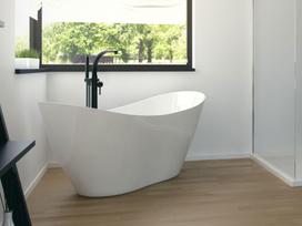 vonia 160 - Vonia, laisvai pastatoma Besco Viya, 160 cm x 70 cm x 71 cm, ovalas - 4 nuotrauka