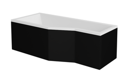 Vonia, laisvai pastatoma Besco Integra, 75 cm x 150 cm x 55.5 cm, kairinė