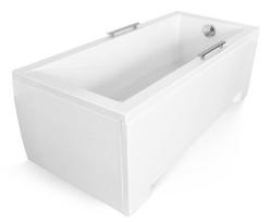 Vonia, laisvai pastatoma Besco Modern, 70 cm x 160 cm x 53.5 cm, stačiakampis