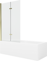 vonia 160x70 - Vonia su sienele, laisvai pastatoma Mexen Cubik, 160 cm x 70 cm x 40 cm, stačiakampis - 1 nuotrauka