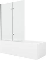 vonia 160x70 - Vonia su sienele, laisvai pastatoma Mexen Cubik, 160 cm x 70 cm x 40 cm, stačiakampis - 2 nuotrauka
