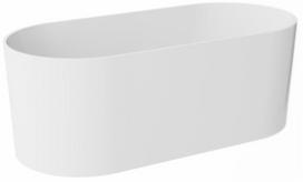 Vonia, laisvai pastatoma Besco Lova Matt, 160 cm x 74 cm x 57.5 cm, ovalas