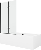 Vonia, su sienele su sienele, laisvai pastatoma Mexen Cube, 170 cm x 80 cm x 39 cm, stačiakampis