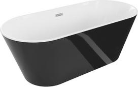 Vonia, laisvai pastatoma Mexen Flavia, 170 cm x 75 cm x 60 cm, ovalas