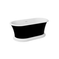 Vonia, laisvai pastatoma Besco Ziva Matt, 160 cm x 75 cm x 61 cm, ovalas
