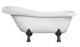 Vonia, laisvai pastatoma Besco Retro Amelia 190, 190 cm x 77 cm x 71 cm, ovalas