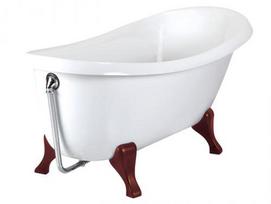 Vonia, laisvai pastatoma Paa Silkstone Victoria Silk, 170 cm x 83 cm x 73 cm, ovalas