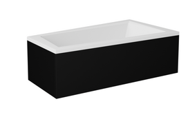 Vonia, kampinė Besco Intima, 150 cm x 85 cm x 55.5 cm, asimetrinė