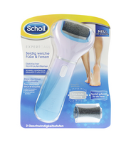 pedu sveitiklis - Scholl Velvet Smooth elektroninis pėdų šveitiklis su itin šiurkščia galvute + sausos odos šveitimo galvutė - 1 nuotrauka