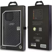 iphone xr deklas - Audictus "Hardcase Carbon Fiber iPhone 14 Pro" Black - 3 nuotrauka