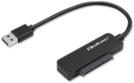 Qoltec 52268 SATA adapteris SSD HDD 2.5" USB 3.0 Juodas (Black)