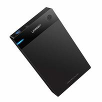 isoriniai ssd - UGREEN 50422 HDD/SSD korpusas 3.5" USB 3.0 Juodas (Black) - 1 nuotrauka