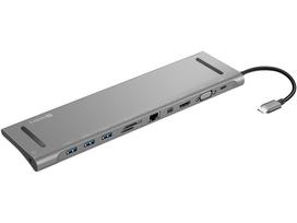 Sandberg 136-23 USB-C All-in-1 Docking Station Juoda (Black)