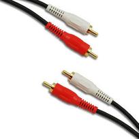 Oem 2 x RCA - 2 x RCA 1.5m Juodas (Black)