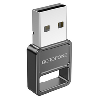 bluetooth 5.0 adapteris usb - Borofone DH8 Bluetooth 5.1 Adapteris Juodas (Black) - 1 nuotrauka