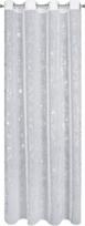 Dieninė užuolaida Belle, baltos/sidabro, 140 cm x 250 cm