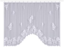 Dieninė užuolaida Splendid Helena GF-HELEN2-300/150-BI, balta, 300 cm x 150 cm