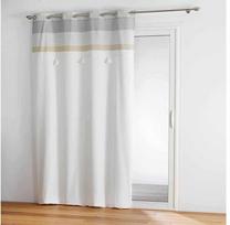 Dieninė užuolaida Douceur Tassel, balta/pilka/smėlio, 140 cm x 240 cm