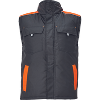 Liemenė vyrams Cerva Max Vivo, juoda/oranžinė, XXXL dydis