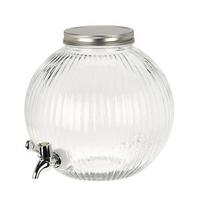 limonadai - Excellent Houseware Indas su kraneliu, stiklas, 5.5 l, Skaidrus (Transparent) - 4 nuotrauka