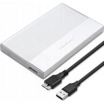 isorinis kietasis diskas ssd 2tb - Qoltec 52278 2.5" SSD HDD Obudowa SATA USB 3.0 2TB Sidabrinė (Silver) - 1 nuotrauka