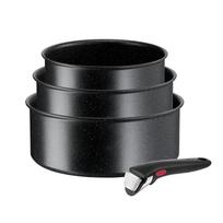 tefal puodai - Tefal INGENIO BLACK STONE L3998902 puodų rinkinys 4 vnt. Juodas (Black) - 2 nuotrauka