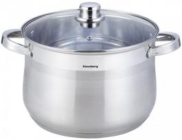 Klausberg Nerūdijančio plieno puodas KB-7163, 24 cm, 8.6 l