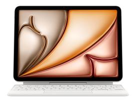 lempos rusio - Apple Magic Keyboard, iPad Air 11" (M3), Rusų (Russian), Balta (White) - 1 nuotrauka