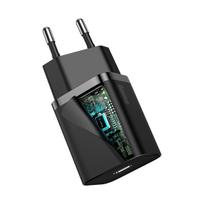 super charger - Baseus, USB 3.0 Type-C, juoda, 20 W - 4 nuotrauka