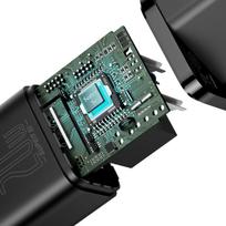 super charger - Baseus, USB 3.0 Type-C, juoda, 20 W - 6 nuotrauka